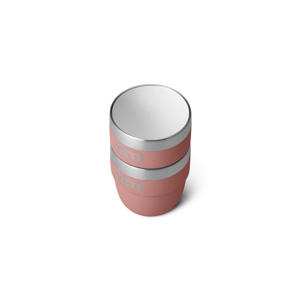 YETI 118ml Rambler® Stackable Espresso Cups - Sandstone Pink (2 Pack)