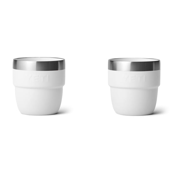YETI 118ml Rambler® Stackable Espresso Cups - White (2 Pack)