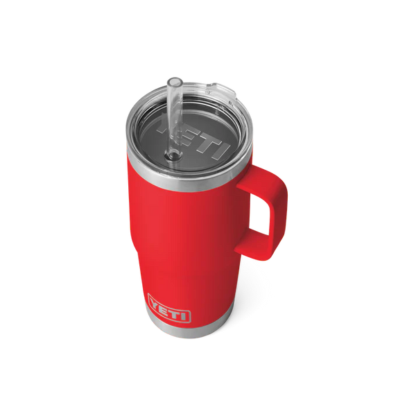 YETI 739ml Rambler® Straw Mug - Rescue Red