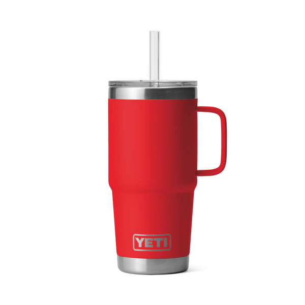 YETI 739ml Rambler® Straw Mug - Rescue Red