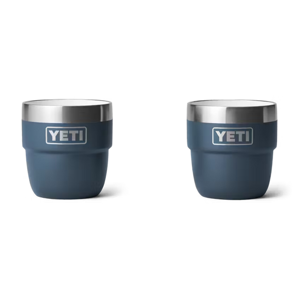 YETI 118ml Rambler® Stackable Espresso Cups - Navy (2 Pack)