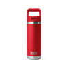 YETI 532ml Rambler® C Straw Water Bottle - Rescue Red