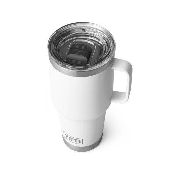 YETI 887ml Rambler® Travel Mug - White
