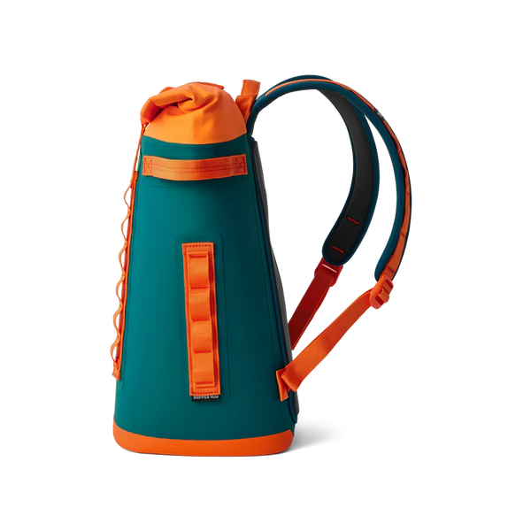 YETI Hopper M20 Backpack Soft Cooler - Teal/Orange