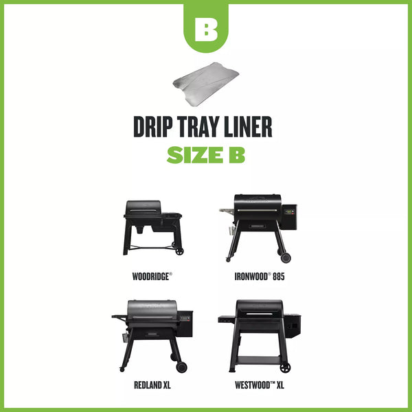 Drip Tray Liners - Size B - 5 pack