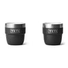 YETI 118ml Rambler® Stackable Espresso Cups - Black (2 Pack)
