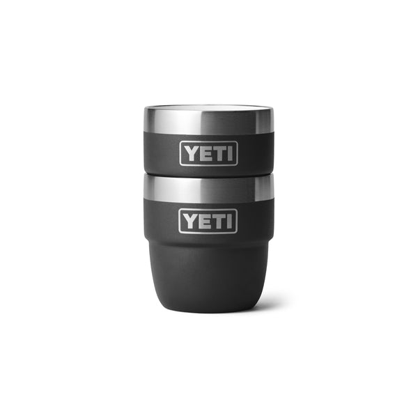 YETI 118ml Rambler® Stackable Espresso Cups - Black (2 Pack)