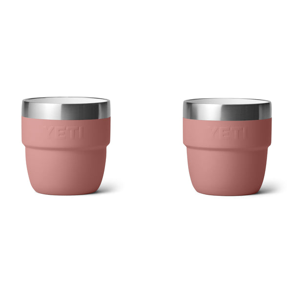 YETI 118ml Rambler® Stackable Espresso Cups - Sandstone Pink (2 Pack)