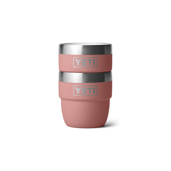 YETI 118ml Rambler® Stackable Espresso Cups - Sandstone Pink (2 Pack)