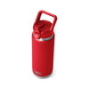 YETI 769ml Rambler® C Straw Water Bottle - Rescue Red