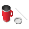 YETI 739ml Rambler® Straw Mug - Rescue Red