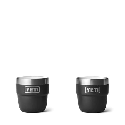 YETI 118ml Rambler® Stackable Espresso Cups - Black (2 Pack)