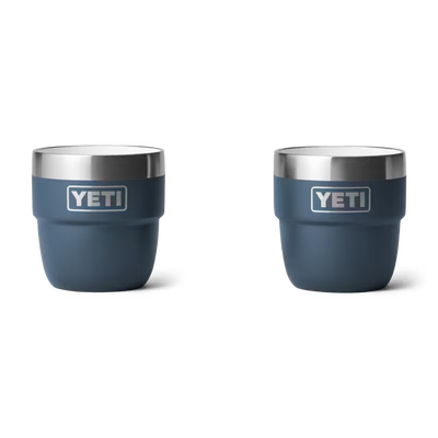 YETI 118ml Rambler® Stackable Espresso Cups - Navy (2 Pack)