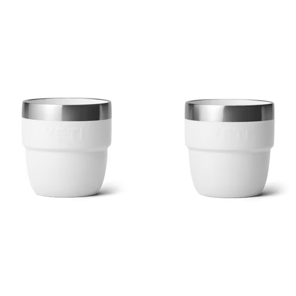 YETI 118ml Rambler® Stackable Espresso Cups - White (2 Pack)
