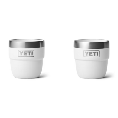 YETI 118ml Rambler® Stackable Espresso Cups - White (2 Pack)