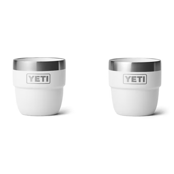 YETI 118ml Rambler® Stackable Espresso Cups - White (2 Pack)