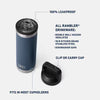 YETI 532ml Rambler® Chug Water Bottle - Navy