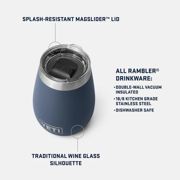 YETI 296ml Rambler® Wine Tumbler - Navy