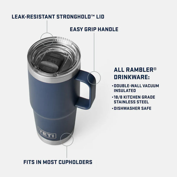 YETI 591ml Rambler® Travel Mug - Navy