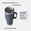 YETI 887ml Rambler® Travel Mug - Navy