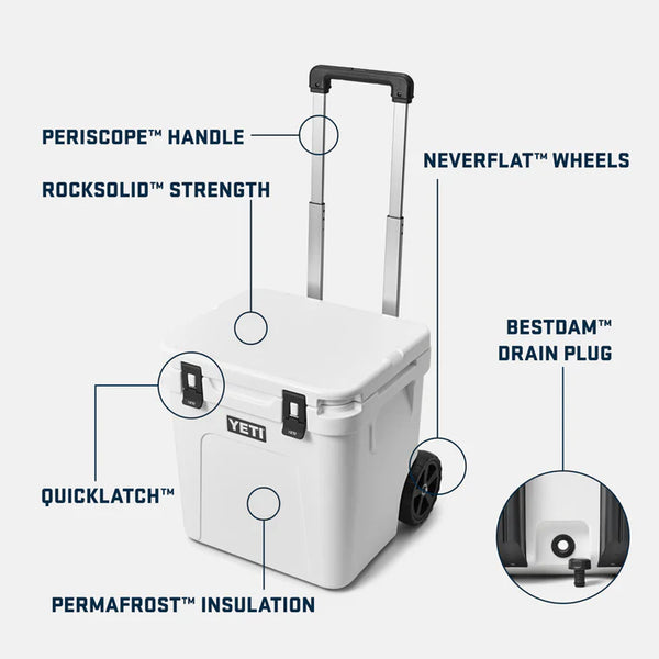 YETI Roadie 48 Wheeled Cooler - White