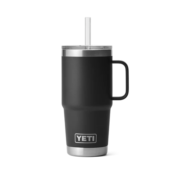 YETI 739ml Rambler® Straw Mug - Black