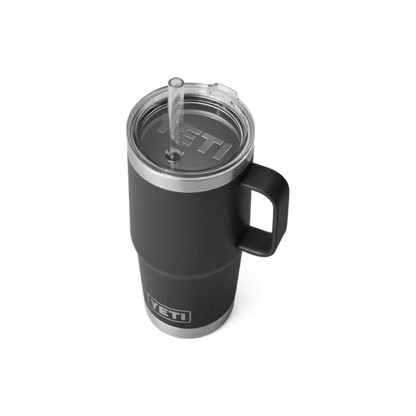 YETI 739ml Rambler® Straw Mug - Black