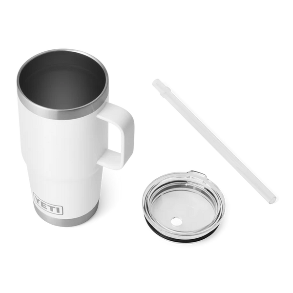 YETI 739ml Rambler® Straw Mug - White