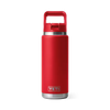 YETI 769ml Rambler® C Straw Water Bottle - Rescue Red
