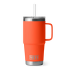 YETI 739ml Rambler® Straw Mug - Papaya