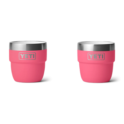 YETI 118ml Rambler® Stackable Espresso Cups - Tropical Pink (2 Pack)