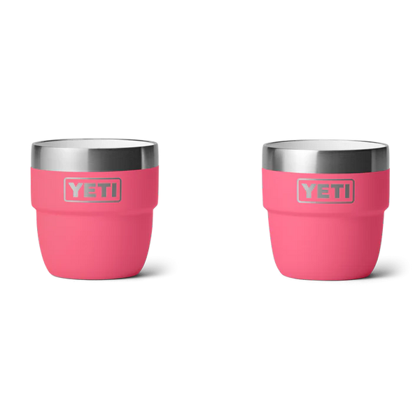 YETI 118ml Rambler® Stackable Espresso Cups - Tropical Pink (2 Pack)