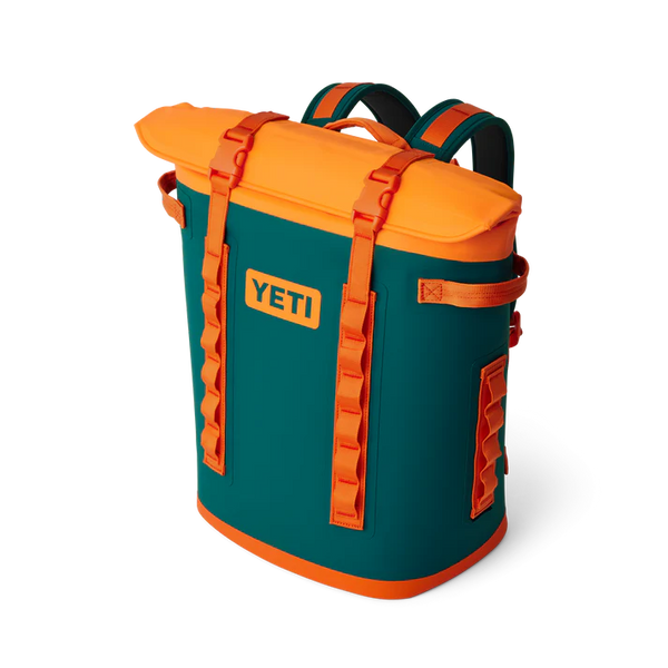 YETI Hopper M20 Backpack Soft Cooler - Teal/Orange
