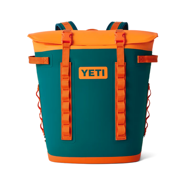 YETI Hopper M20 Backpack Soft Cooler - Teal/Orange