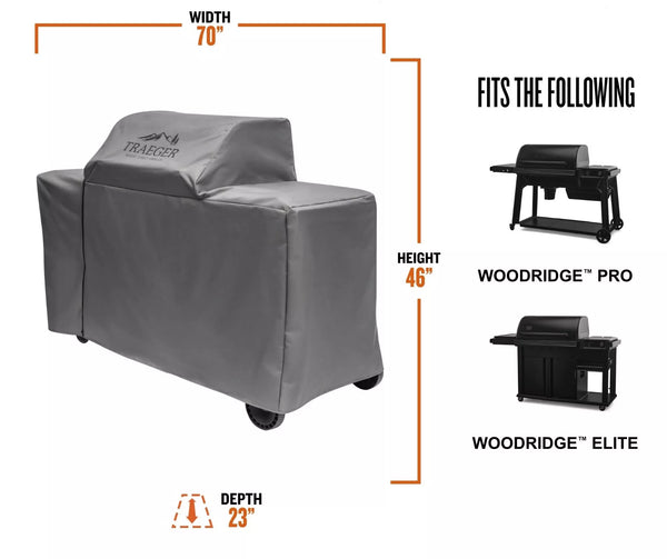 Woodridge™ Pro Full-Length Grill Cover